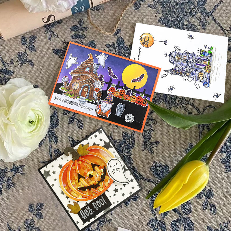 未使用♡ハロウィン クリンスタンプセットスタンピンアップ Halloween – YixuanScrapbooking