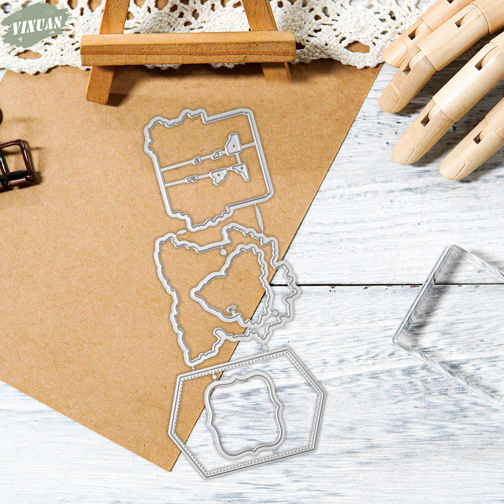 YX2038 S+D Clear Stamps and Metal Cutting Dies Set for DIY Greeting Cards Scrapbooking Crafts Party Decorations Invitations Card Making