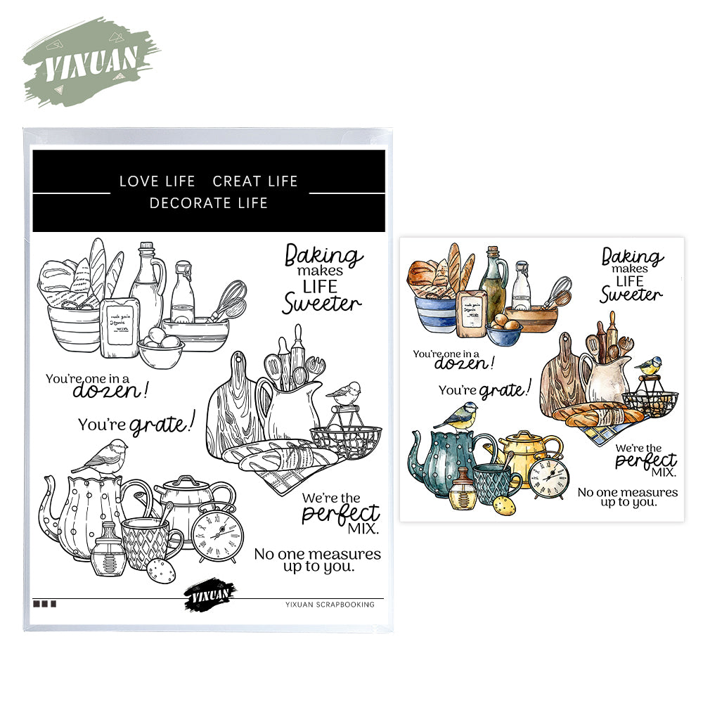 Kitchen Decorations Stamp Set YX1540
