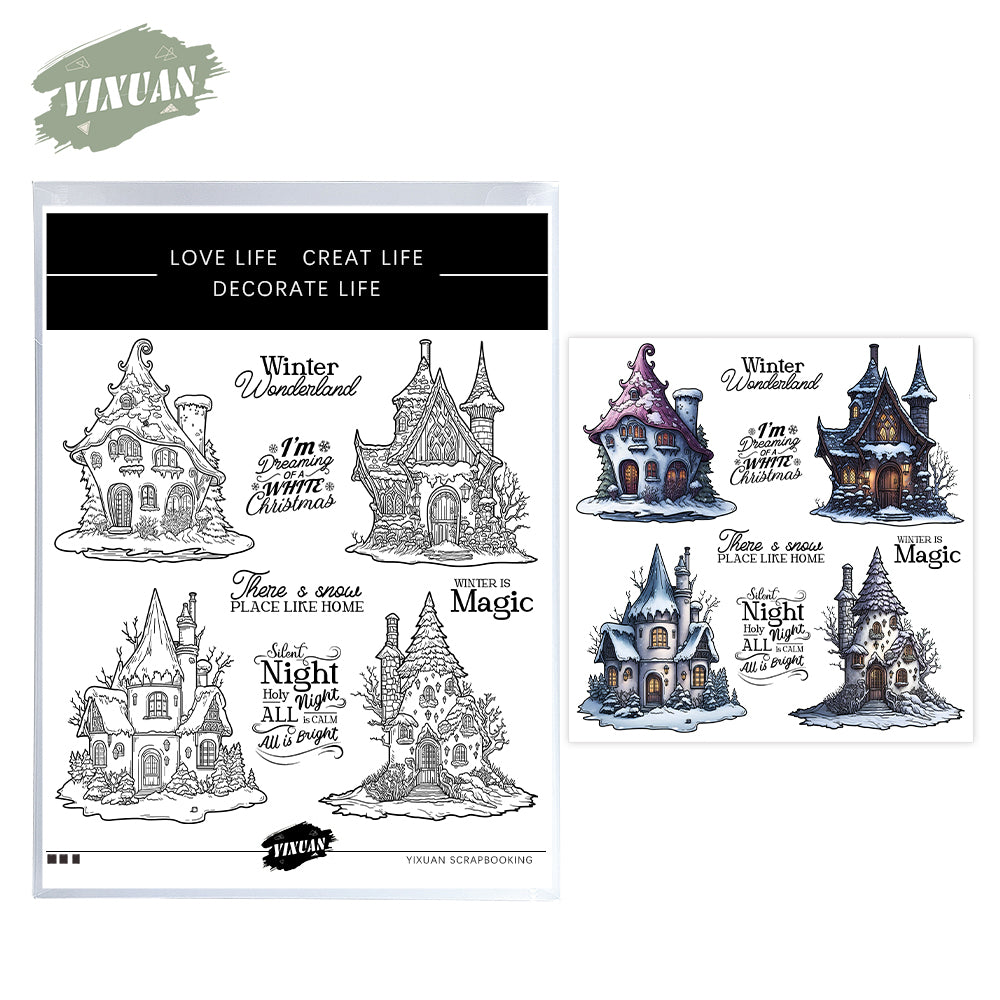 Strange Snow House Stamp Set YX1562