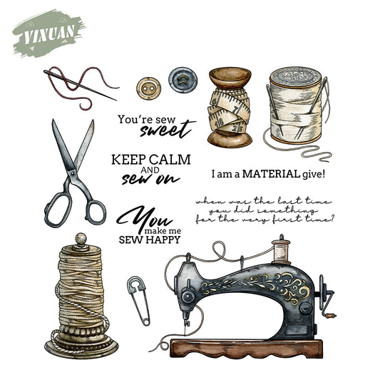 Sewing Machine Cutting Dies And Stamp Set YX1532-S+D