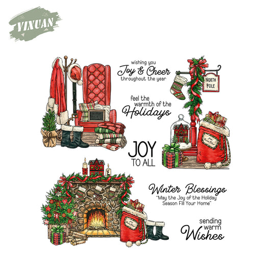 Sofa and Stove Cutting Dies And Stamp Set YX1578-S+D