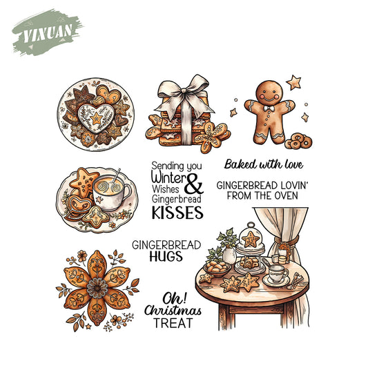 Christmas Gingerbread Stamp Set YX1564