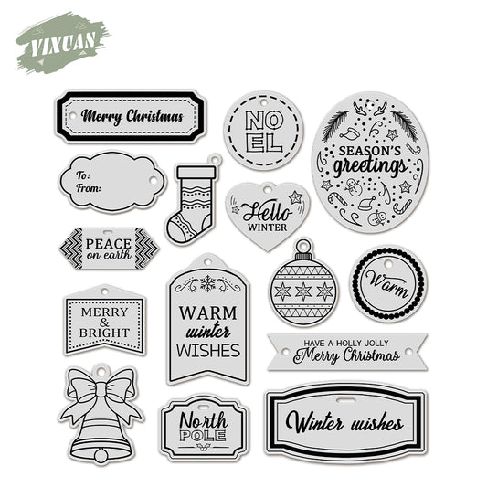 Festival Materials Cutting Dies And Stamp Set YX1530-S+D