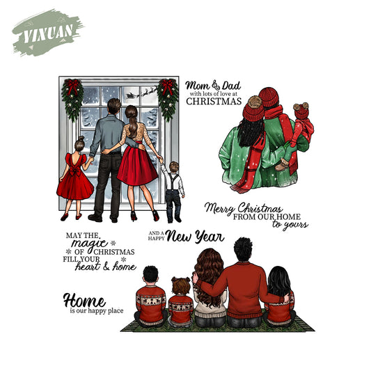 A Happy and Fulfilling Family Stamp Set YX1570