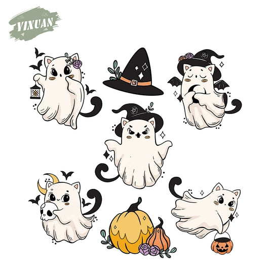 2023 Halloween Cute Little Ghost Cutting Dies And Stamp Set YX1425-S+D