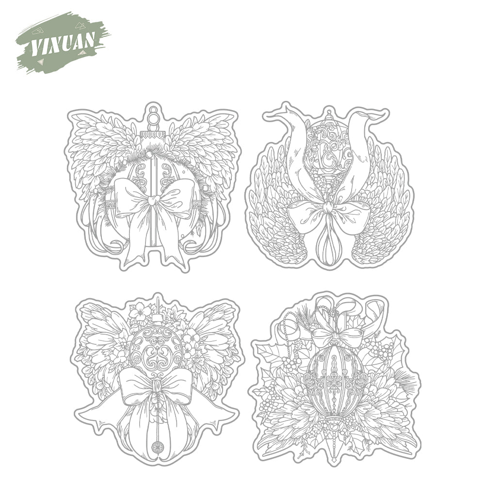 Baubles Cutting Dies And Stamp Set YX1517