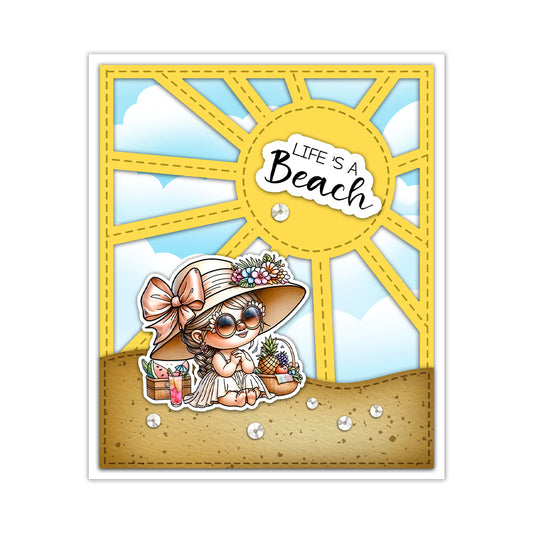 YX2048 S+D Clear Stamps and Metal Cutting Dies Set for DIY Greeting Cards Scrapbooking Crafts Party Decorations Invitations Card Making