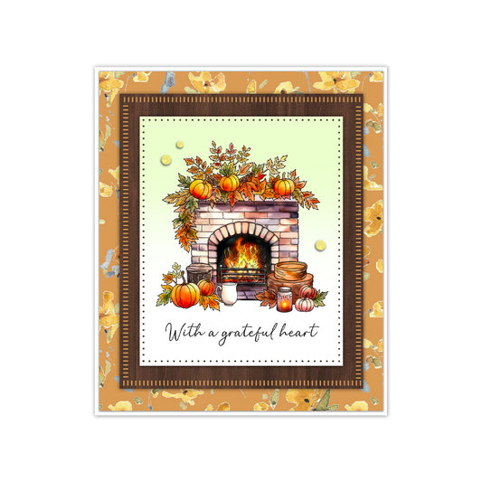 YX2038 S+D Clear Stamps and Metal Cutting Dies Set for DIY Greeting Cards Scrapbooking Crafts Party Decorations Invitations Card Making