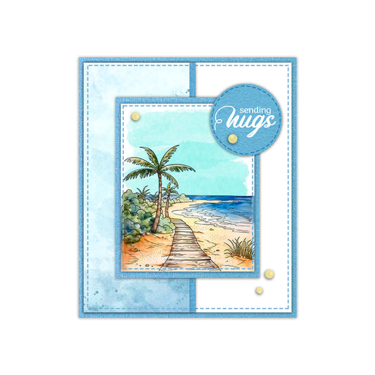 YX2031 S Clear Stamps and Metal Cutting Dies Set for DIY Greeting Cards Scrapbooking Crafts Party Decorations Invitations Card Making