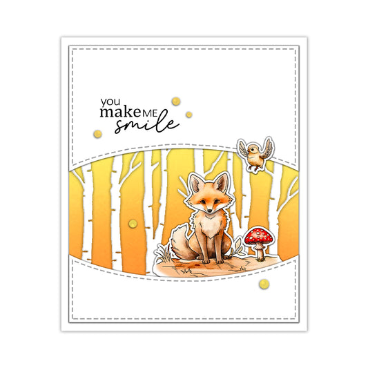 YX2043 S Clear Stamps and Metal Cutting Dies Set for DIY Greeting Cards Scrapbooking Crafts Party Decorations Invitations Card Making