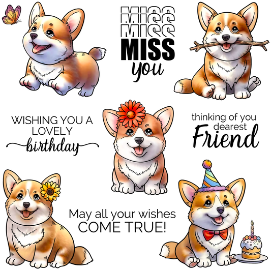 YX1978 S+D Clear Stamps and Metal Cutting Dies Set for DIY Greeting Cards Scrapbooking Crafts Party Decorations Invitations Card Making