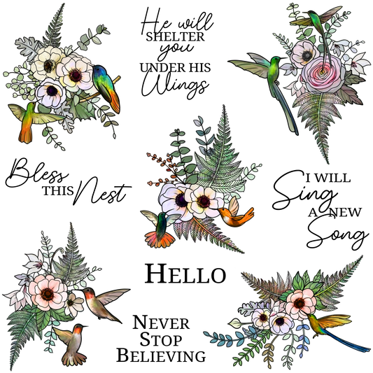 YX2019 S Clear Stamps and Metal Cutting Dies Set for DIY Greeting Cards Scrapbooking Crafts Party Decorations Invitations Card Making