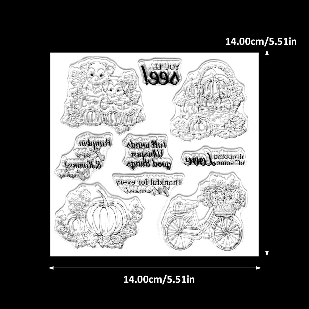 YX2041 S+D Clear Stamps and Metal Cutting Dies Set for DIY Greeting Cards Scrapbooking Crafts Party Decorations Invitations Card Making