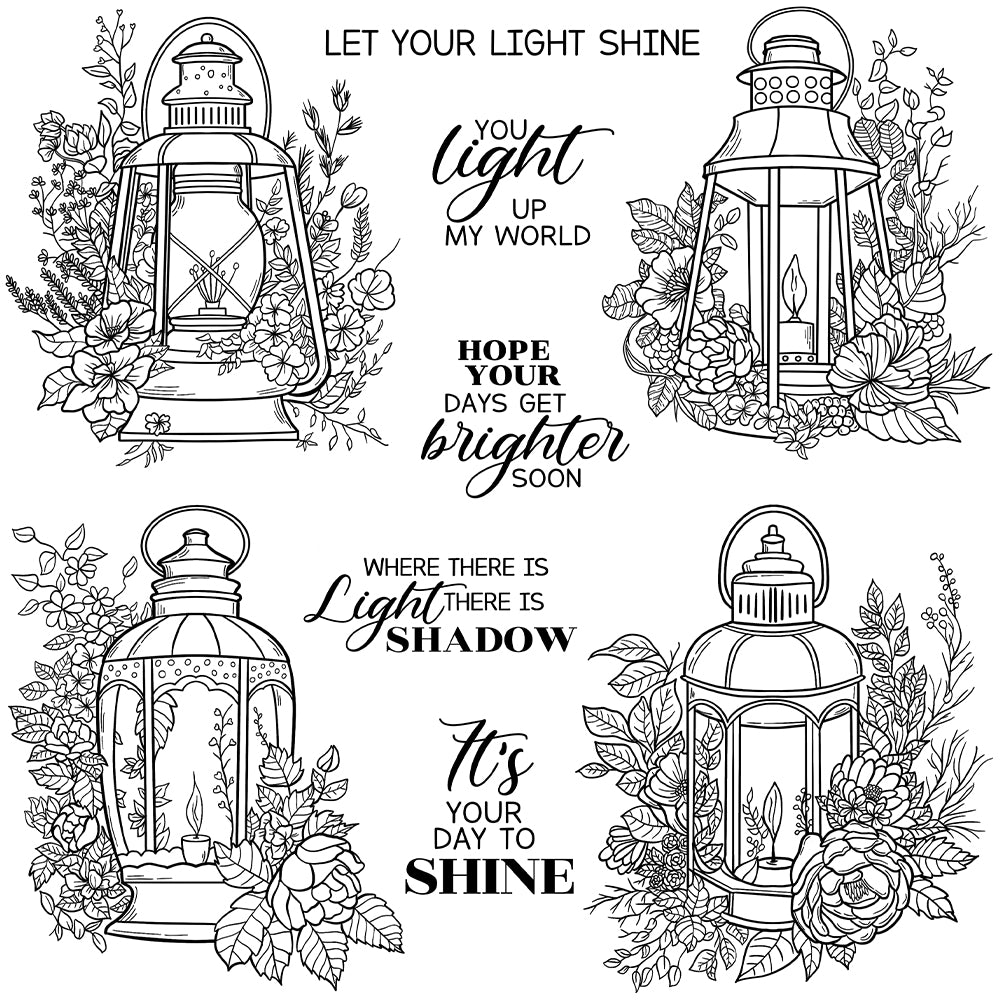 Portable Lamp Stamp Set YX1546