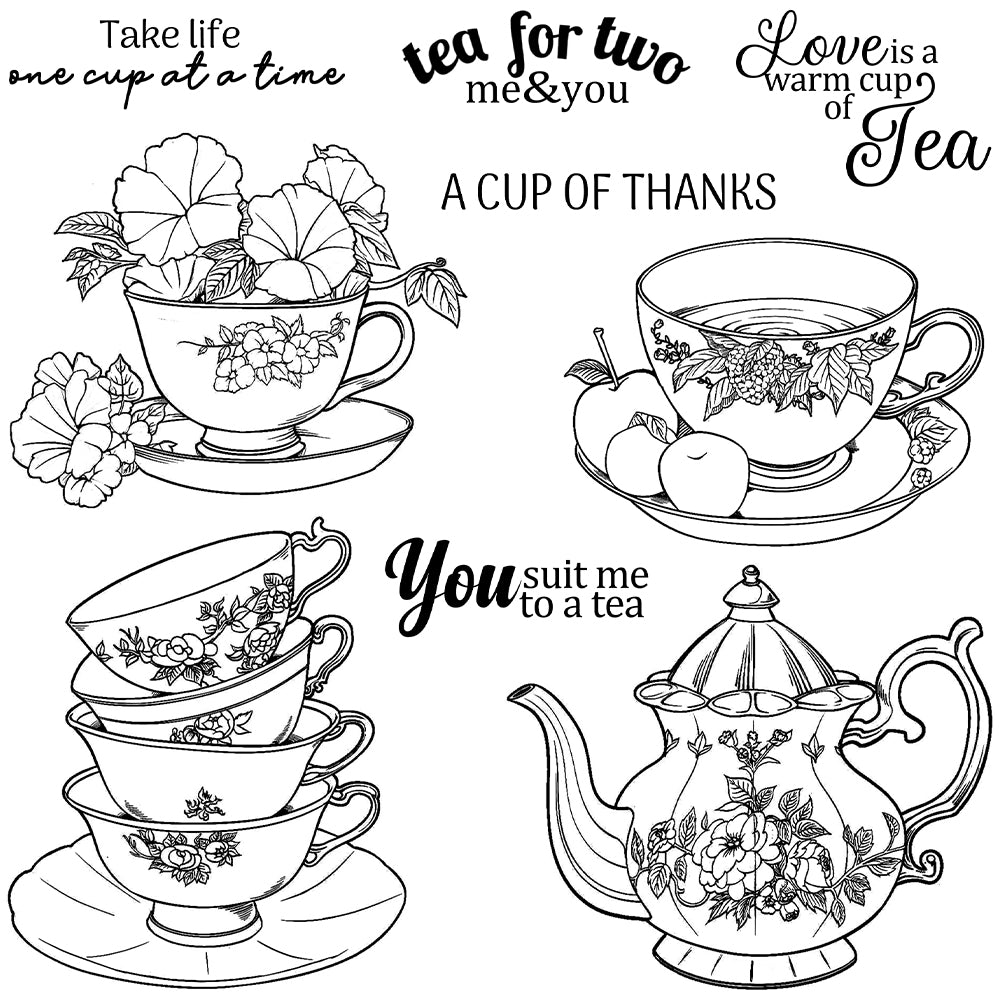 Cup Set Stamp Set YX1542