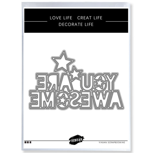 You're awesome Universal Mini Cutting Dies Set YX1372