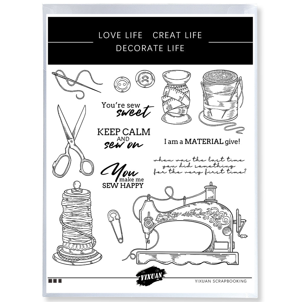 Sewing Machine Cutting Dies And Stamp Set YX1532-S+D