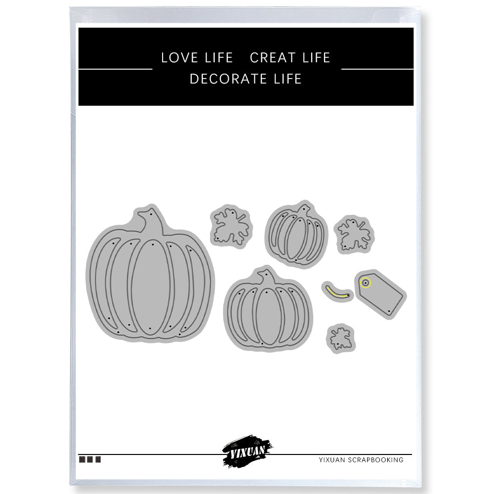 2023 Happy Halloween Pumpkins Cutting Dies Set YX1407