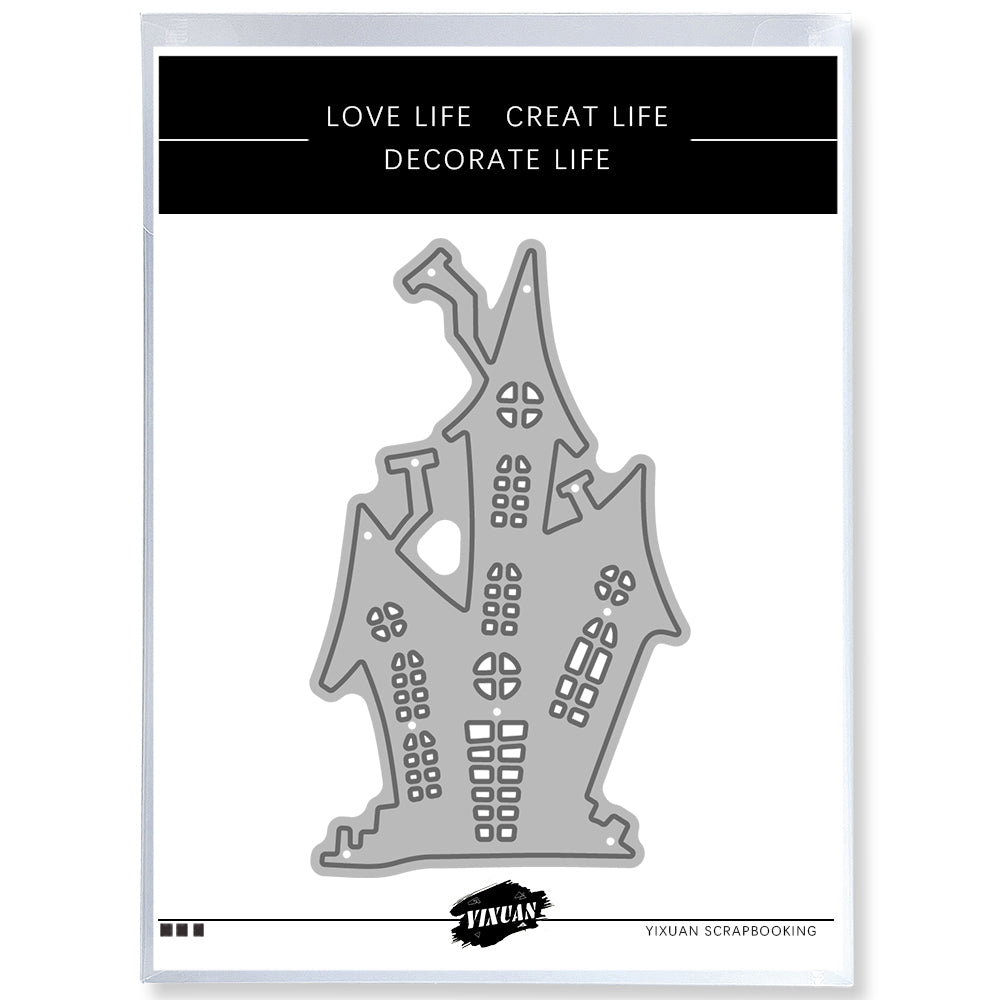 Halloween Gothic Castle Mini Cutting Dies Set YX1393