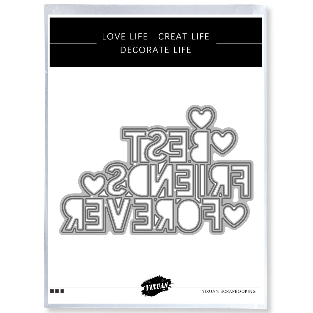 Best Friends Forever Mini Cutting Dies Set YX1374