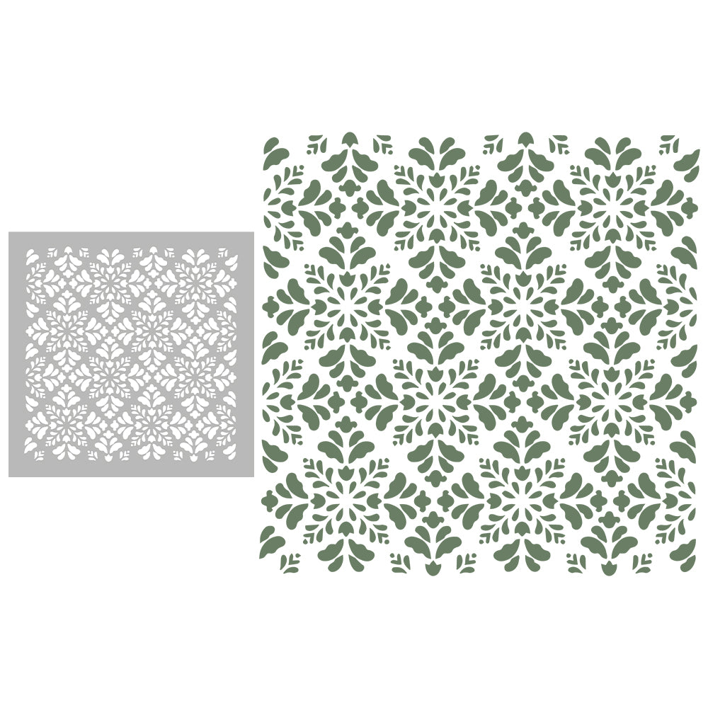 1PCs Universal Regular Leaves Background Stencils For Decor Scrapbooking Card Making YX1349