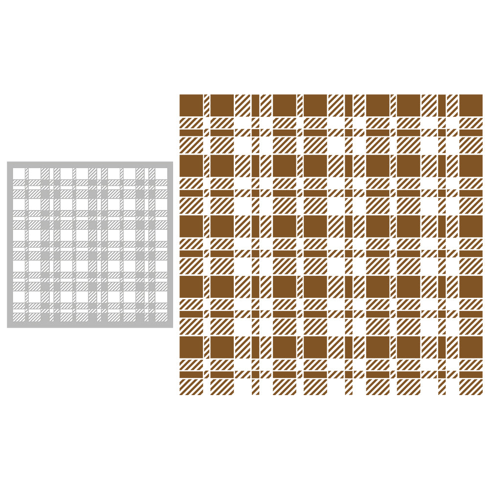 1PCs Universal Regular Plaid Background Stencils For Decor Scrapbooking Card Making YX1347