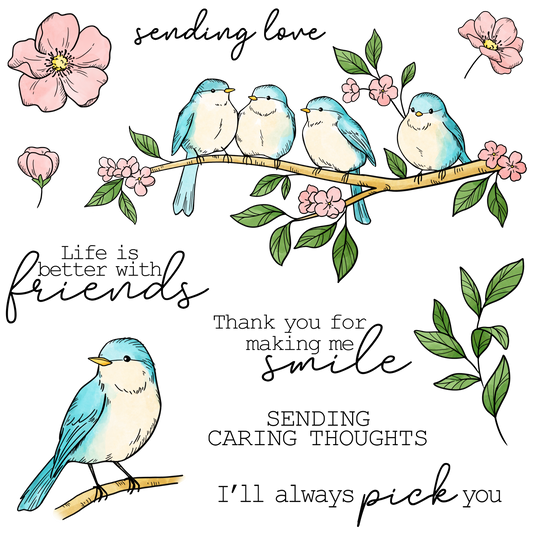 YX1981 S+D Clear Stamps and Metal Cutting Dies Set for DIY Greeting Cards Scrapbooking Crafts Party Decorations Invitations Card Making