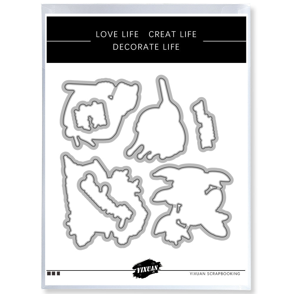 Bees and Honey Cutting Dies And Stamp Set YX1501-S+D