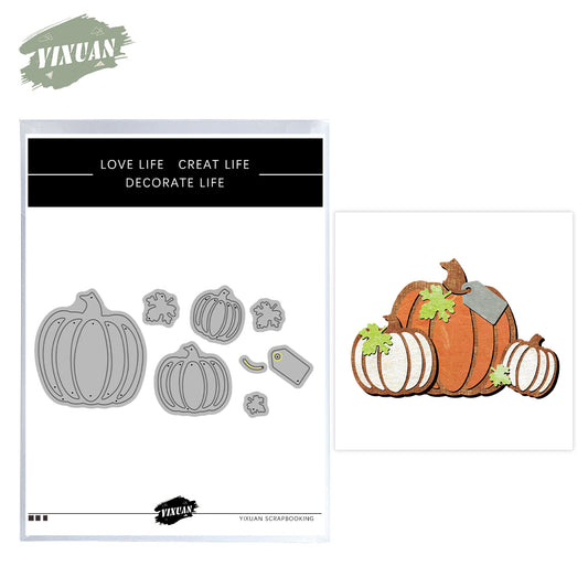 2023 Happy Halloween Pumpkins Cutting Dies Set YX1407
