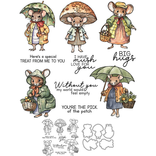 Childhood Life Cutting Dies And Stamp Set YX1490-S+D