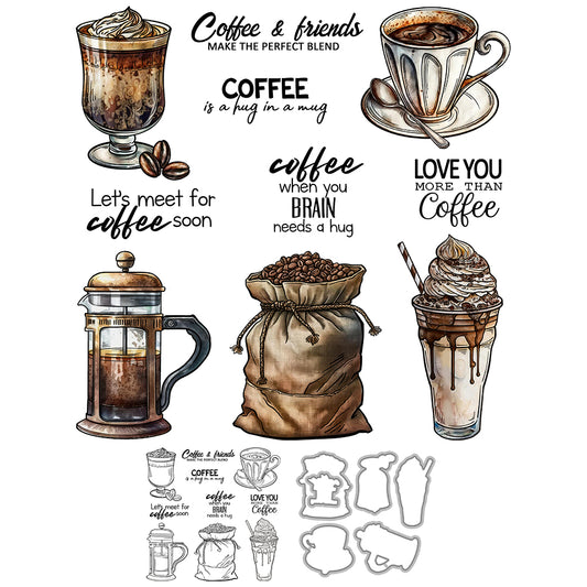 Cake Utensils Cutting Dies And Stamp Set YX1499-S+D