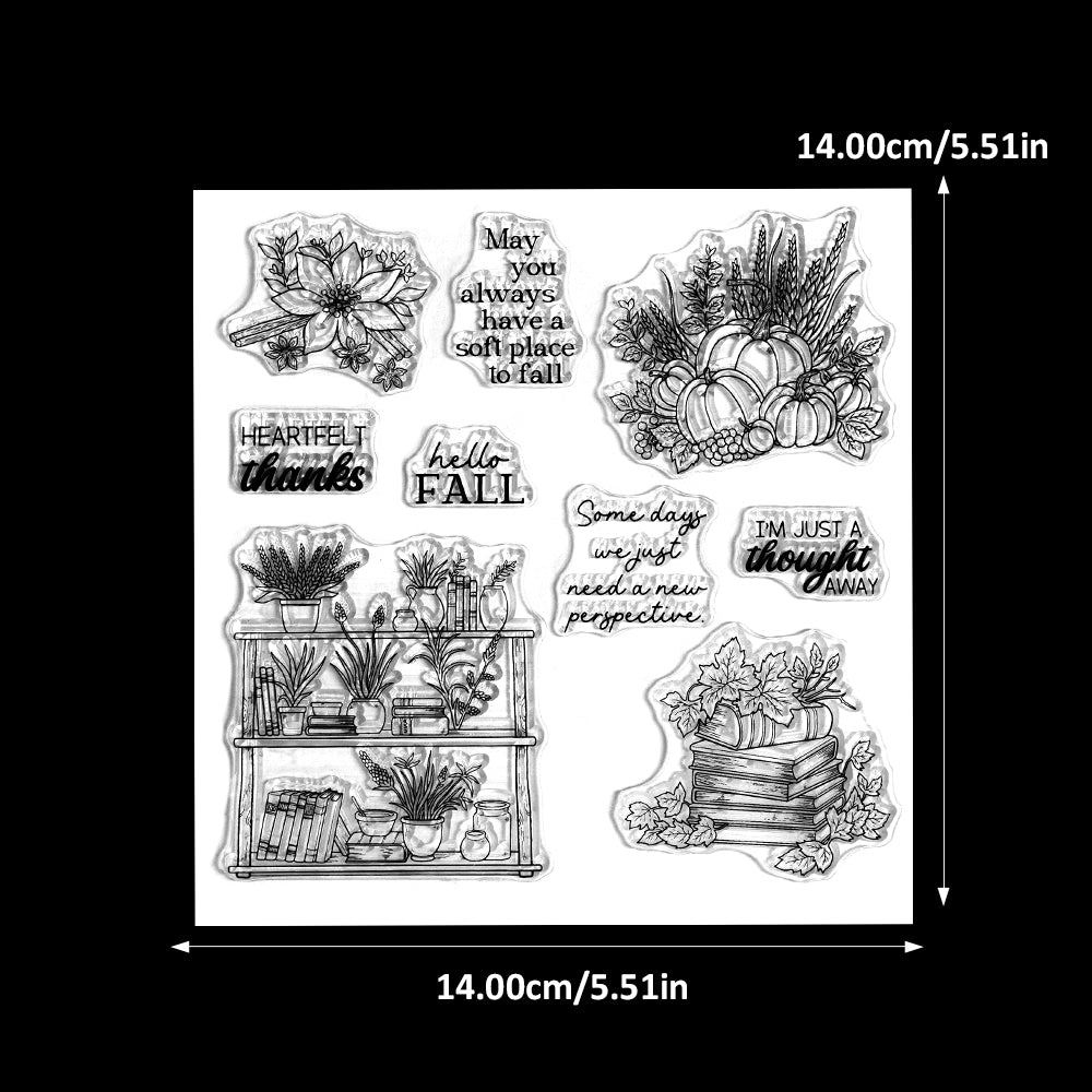 YX2051 S Clear Stamps and Metal Cutting Dies Set for DIY Greeting Cards Scrapbooking Crafts Party Decorations Invitations Card Making