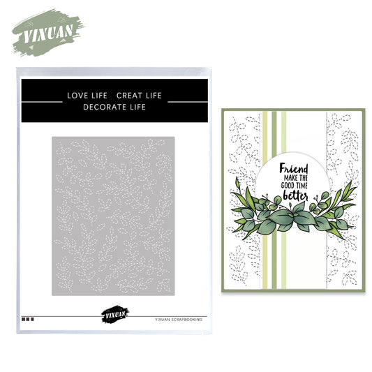 Branches And Leaves Universal Background Cutting Dies Set YX599