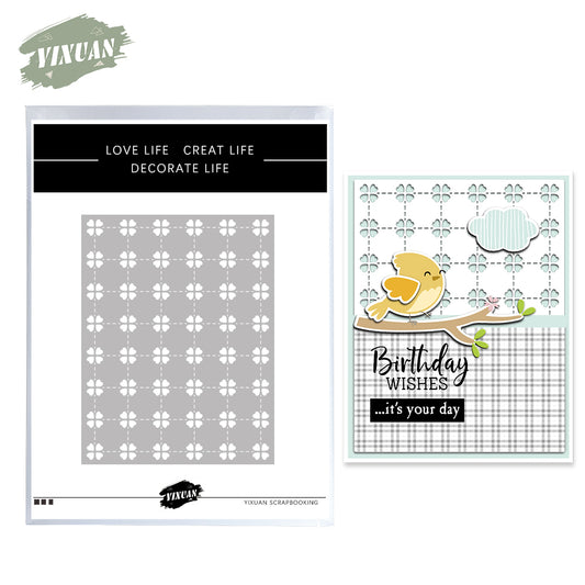 Lucky Clover Universal Background Cutting Dies Set YX601