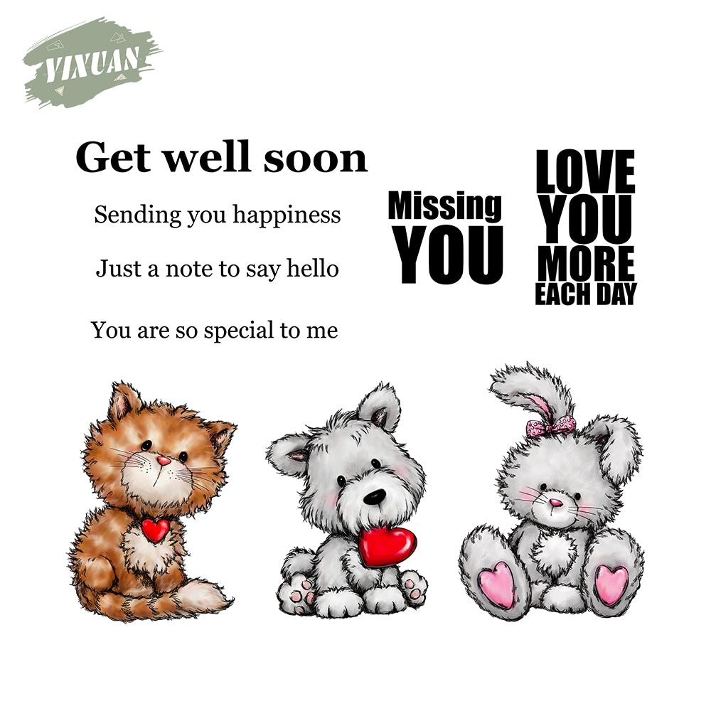 get well soon animals