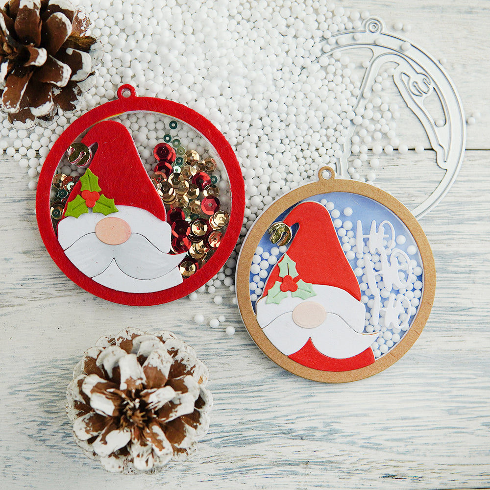 Chirtsmas Santa Claus Gnome Cutting Dies Set YX813