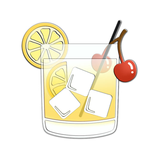 Summer Cooling Drinks Glass Ice Lemon Cherry Tea Metal Cutting Dies Set YX1072