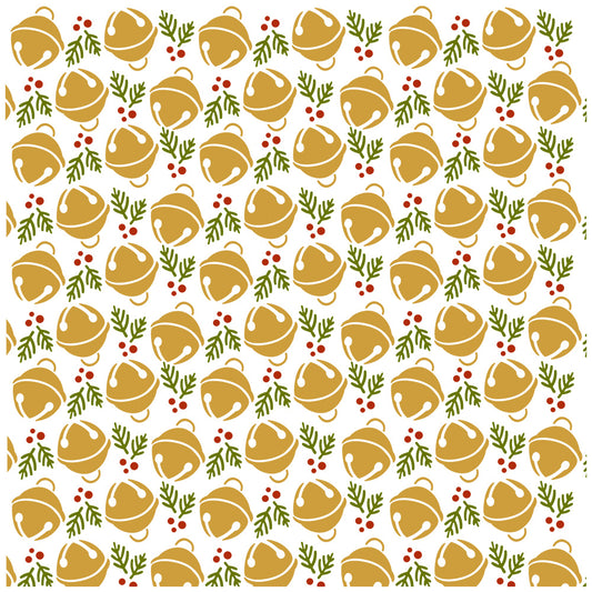 3PCs Background Christmas Bells Plastic Stencils For Decor YX883