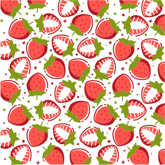 3pcs Spring Series Sweet Strawberry Plastic Stencils For Decor Scrapbooking Cards Background 20220817-110