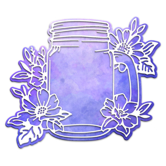 2023 New Spring Series Blooming Flowers And Bottle Metal Cutting Dies Set YX953