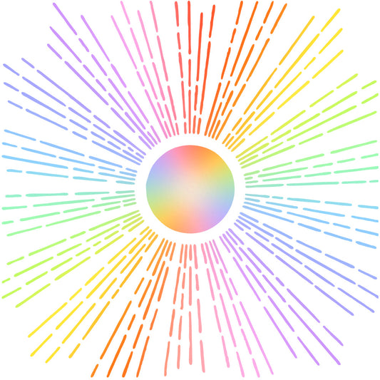 1PC Sun Light Irradiation Plastic Stencils For Decor Scrapbooking Cards Background 20220817-15