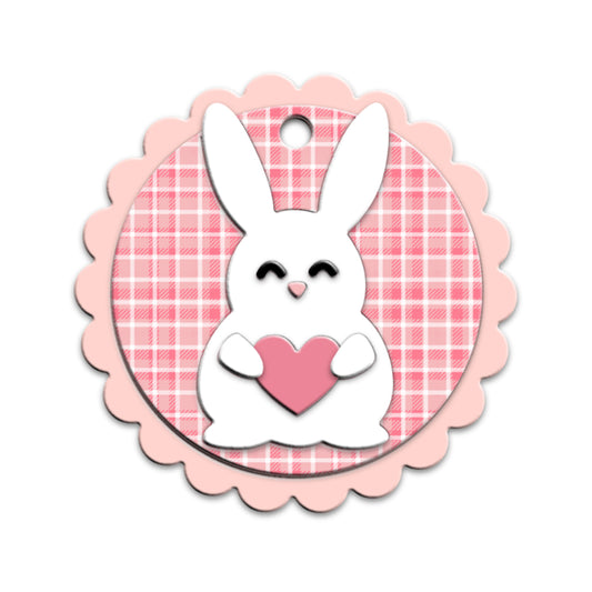Cute Rabbit And Heart Metal Cutting Dies Set YX1169