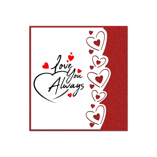 Hollow Love Hearts Border Metal Cutting Dies Set YX1135