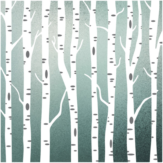 2PCS Nature Trees And Branches Plastic Stencils For Decor Scrapbooking Cards Background 20220817-11
