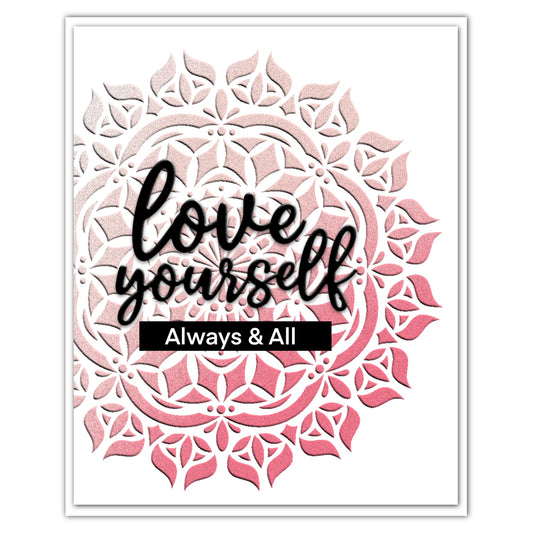 Swash Love Yourself Metal Cutting Dies Set YX637