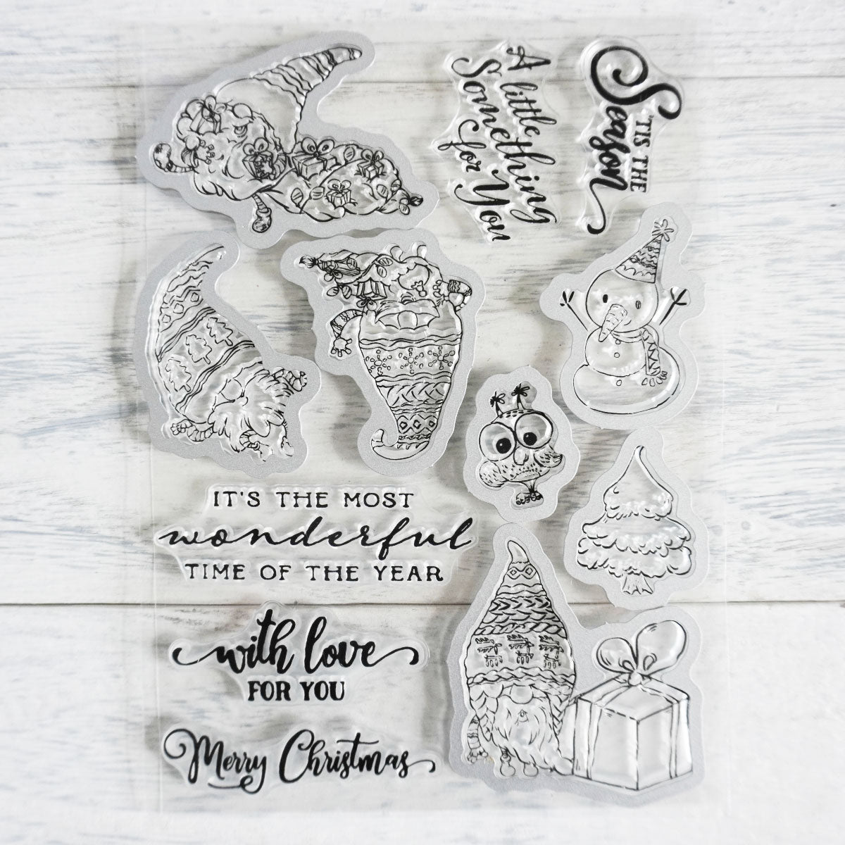 2023 Christmas Gnome In Sweater Cutting Dies And Stamp Set YX659-S+D