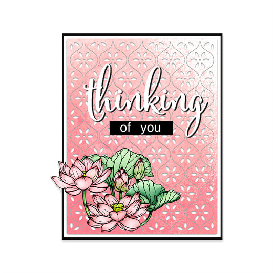 Mini Florals Universal Background Cutting Dies Set YX600