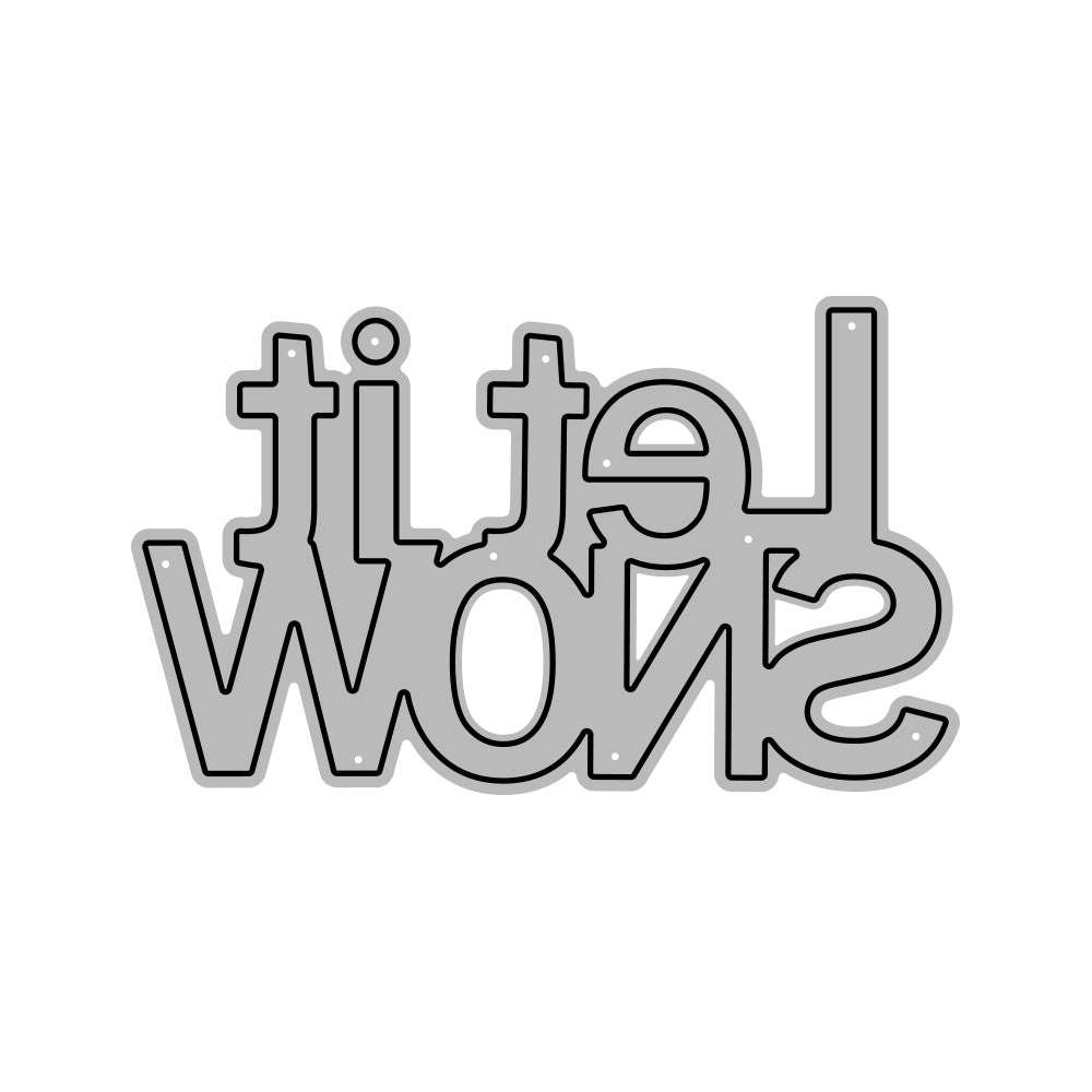 Let it snow Cutting Dies Set YX727
