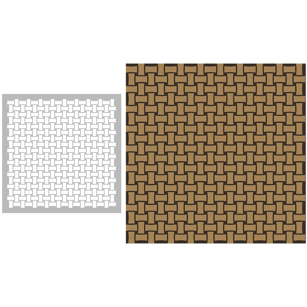 1PC Background Geometric Plaid Stencils For Decor Scrapbooking Card Making 20220817-9